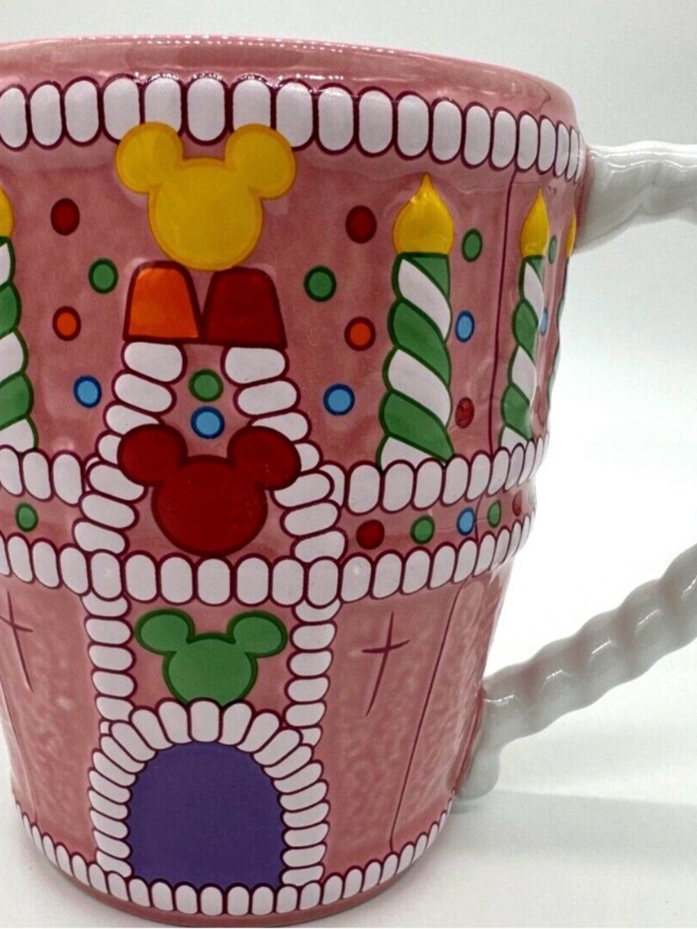 Disney Parks 25th Anniversary Holiday Gingerbread mug